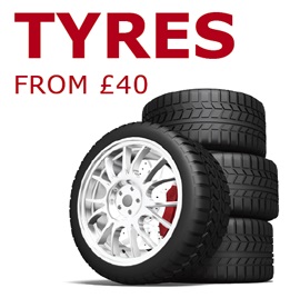 Solihull MOT - Tyres from £40